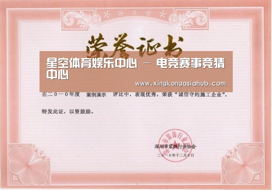 荣誉证书二